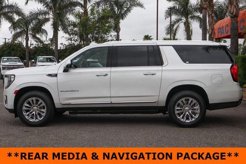 White Frost Tricoat 2021 GMC Yukon XL SLT