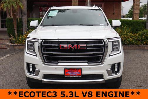 White Frost Tricoat 2021 GMC Yukon XL SLT