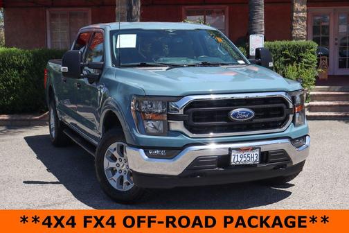Blue 2023 Ford F-150 XLT