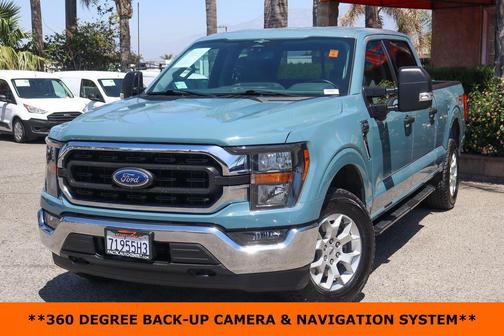 Blue 2023 Ford F-150 XLT