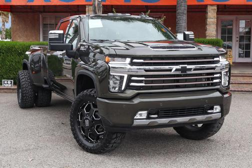 Greenstone Metallic 2022 Chevrolet Silverado 3500 High Country