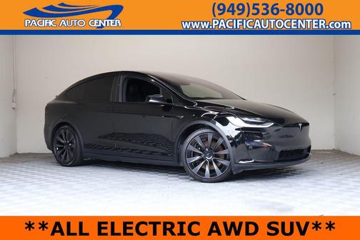 Solid Black 2022 Tesla Model X Dual Motor All-Wheel Drive