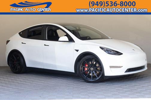 Pearl White Multi-Coat 2020 Tesla Model Y Performance Dual Motor All-Wheel Drive