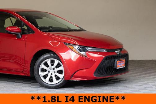 Barcelona Red Metallic 2021 Toyota Corolla LE