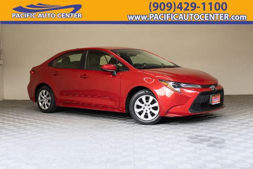 Barcelona Red Metallic 2021 Toyota Corolla LE