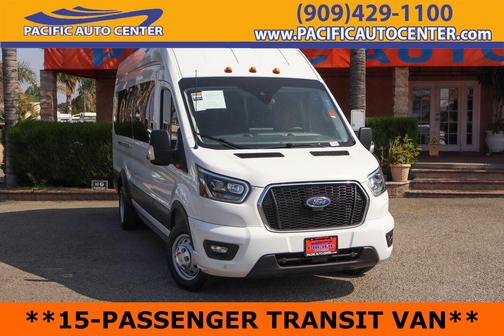 Oxford White 2023 Ford Transit-350 XLT