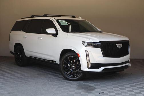 Crystal White Tricoat 2022 Cadillac Escalade Sport Platinum