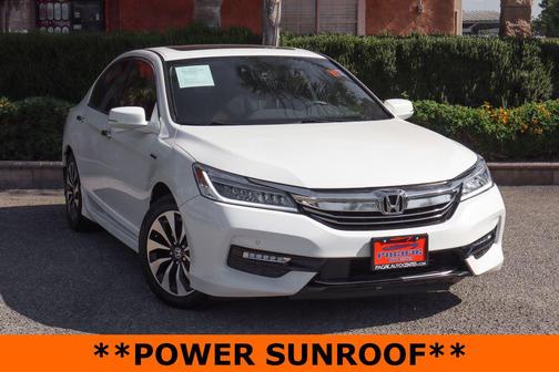 White Orchid Pearl 2017 Honda Accord Hybrid Touring