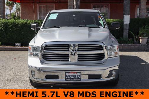 Bright Silver Metallic Clearcoat 2016 RAM 1500 Big Horn