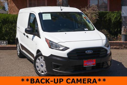 Frozen White 2020 Ford Transit Connect XL Cargo Van