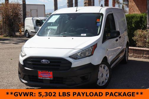 Frozen White 2020 Ford Transit Connect XL Cargo Van