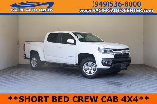 Summit White 2022 Chevrolet Colorado LT