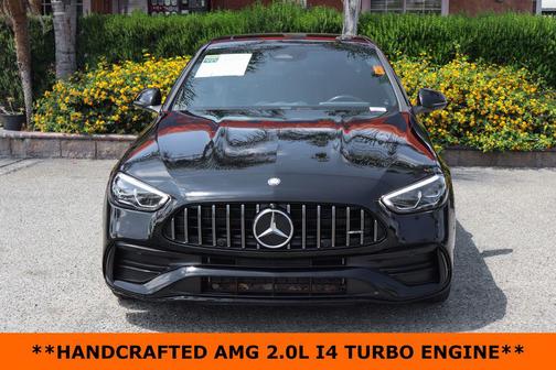 Black 2024 Mercedes-Benz AMG C 43 4MATIC