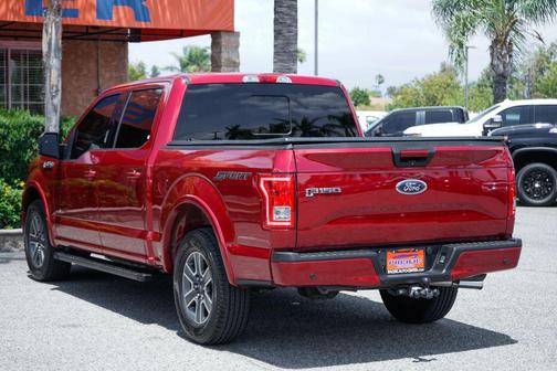 Red 2015 Ford F-150 XLT