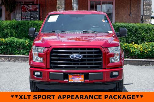Red 2015 Ford F-150 XLT