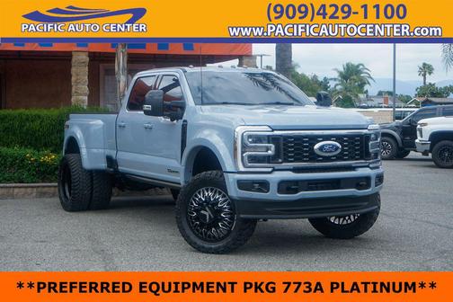 Glacier Gray Metallic TriCoat 2025 Ford F-450 Platinum