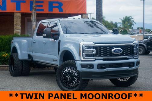Glacier Gray Metallic TriCoat 2025 Ford F-450 Platinum