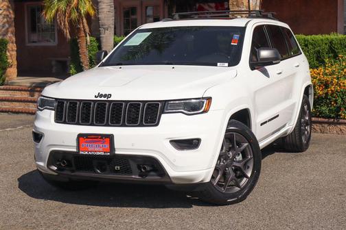 Bright White Clearcoat 2021 Jeep Grand Cherokee 80th Anniversary 4x4