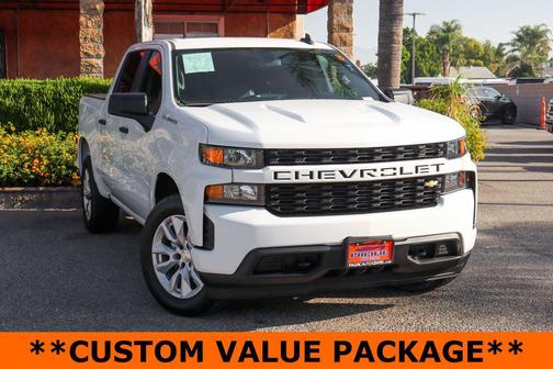 Summit White 2021 Chevrolet Silverado 1500 Custom