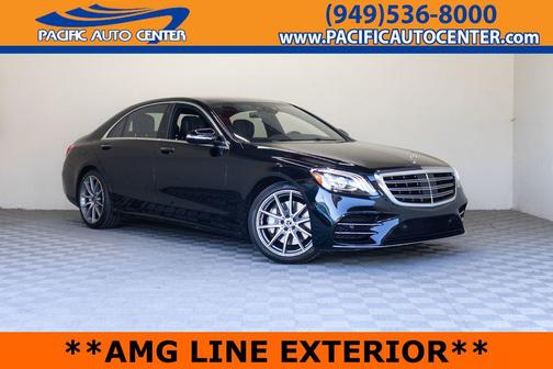 Black 2019 Mercedes-Benz S-Class S 560 Sedan