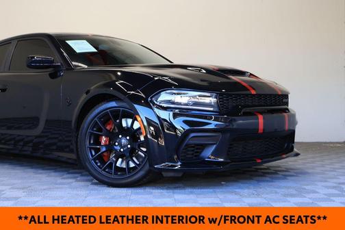 Pitch Black Clearcoat 2023 Dodge Charger SRT Hellcat Widebody Jailbreak