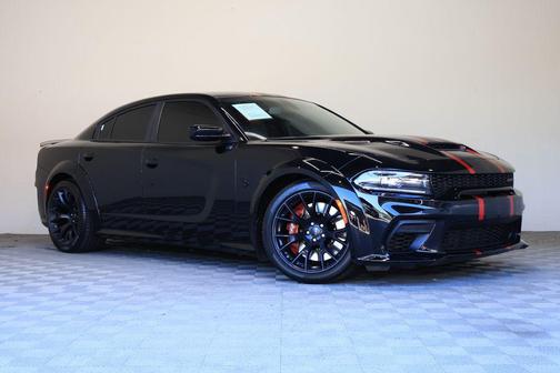 Pitch Black Clearcoat 2023 Dodge Charger SRT Hellcat Widebody Jailbreak
