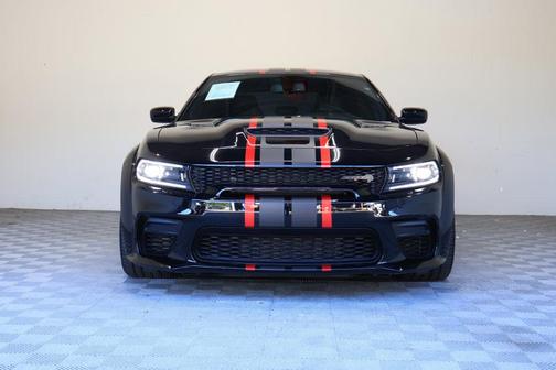 Pitch Black Clearcoat 2023 Dodge Charger SRT Hellcat Widebody Jailbreak