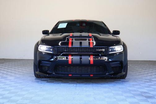 Pitch Black Clearcoat 2023 Dodge Charger SRT Hellcat Widebody Jailbreak