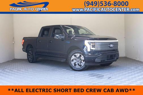 Antimatter Blue Metallic 2024 Ford F-150 Lightning LARIAT