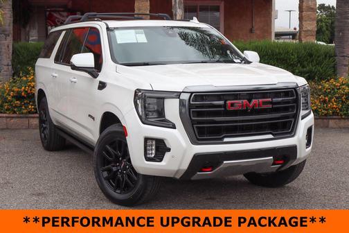 White Frost Tricoat 2021 GMC Yukon XL 4WD AT4