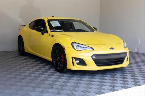 2017 Subaru BRZ Series. Yellow