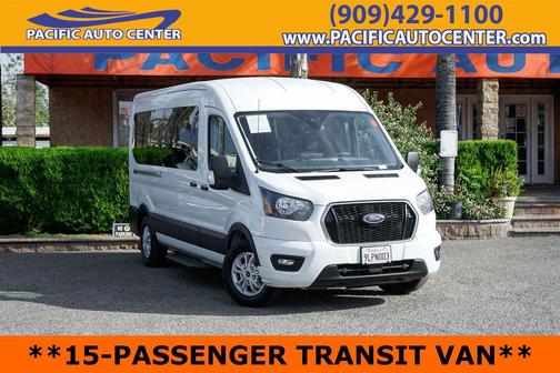 Oxford White 2023 Ford Transit-350 XLT