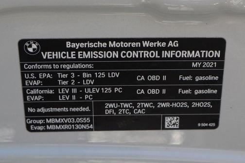 Silver Metallic 2021 BMW M2 Competition