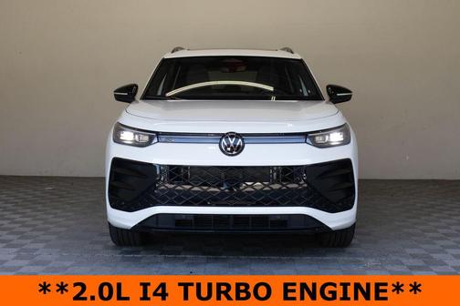 Opal White Pearl 2025 Volkswagen Tiguan 2.0T SE R-Line Black 4MOTION