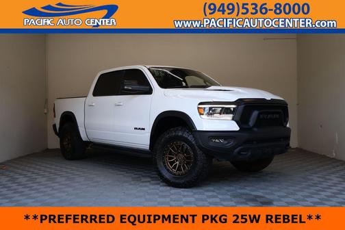 Bright White Clearcoat 2021 RAM 1500 Rebel
