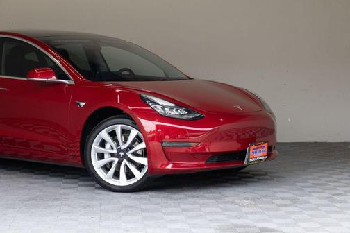 Red Multi-Coat 2017 Tesla Model 3 Long Range
