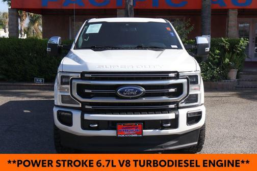 White Metallic 2021 Ford F-250 Platinum