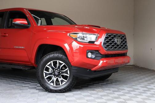 Barcelona Red Metallic 2021 Toyota Tacoma TRD Sport