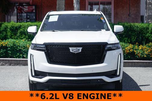 Crystal White Tricoat 2022 Cadillac Escalade Sport Platinum