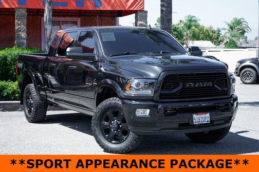 Brilliant Black Crystal Pearlcoat 2018 RAM 2500 Laramie Mega Cab 4x4 6'4' Box