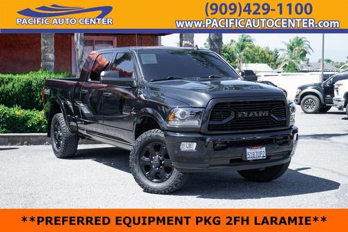 Brilliant Black Crystal Pearlcoat 2018 RAM 2500 Laramie Mega Cab 4x4 6'4' Box