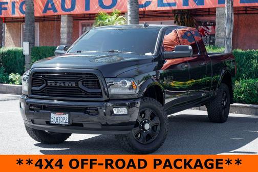 Brilliant Black Crystal Pearlcoat 2018 RAM 2500 Laramie Mega Cab 4x4 6'4' Box