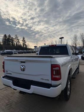 Bright White Clearcoat 2022 RAM 3500 Laramie Crew Cab 4x4 6'4' Box