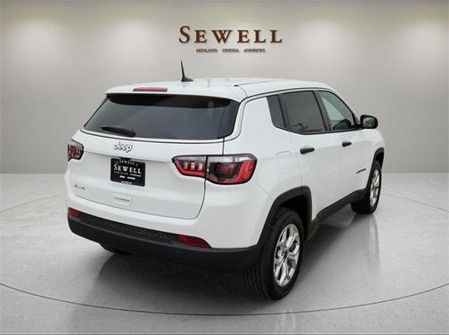 Bright White Clearcoat 2025 Jeep Compass Sport