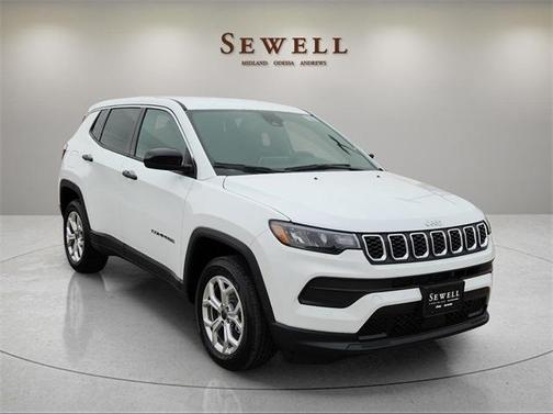 Bright White Clearcoat 2025 Jeep Compass Sport