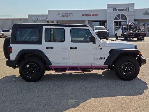 Bright White Clearcoat 2024 Jeep Wrangler Sport