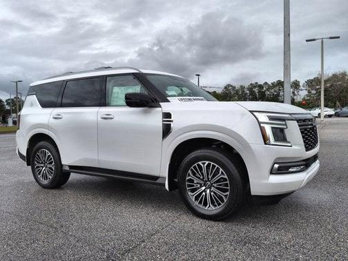 Aspen White 2026 Nissan Armada Platinum