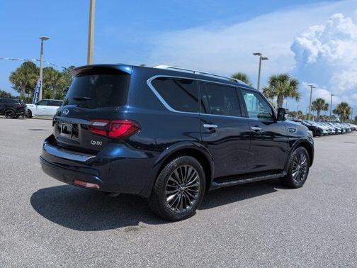 Hermosa Blue 2024 INFINITI QX80 SENSORY