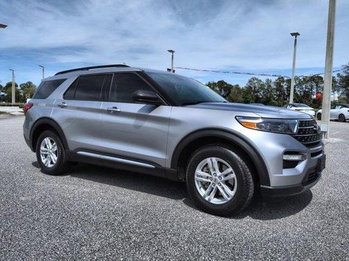 Silver Metallic 2021 Ford Explorer XLT