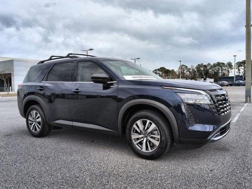 Deep Ocean Blue 2026 Nissan Pathfinder SL